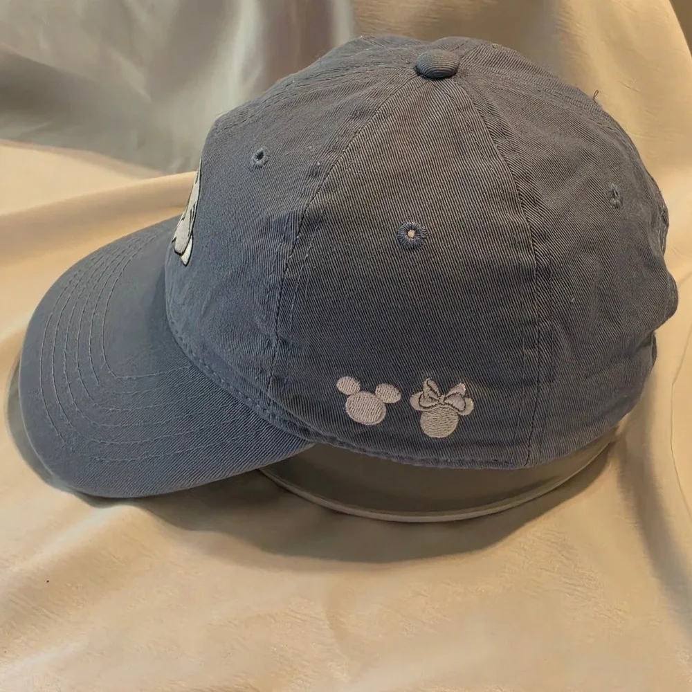 Disney Parks Mickey Mouse Earth Heart Hands Blue Kids Baseball‎ Hat Adjustable